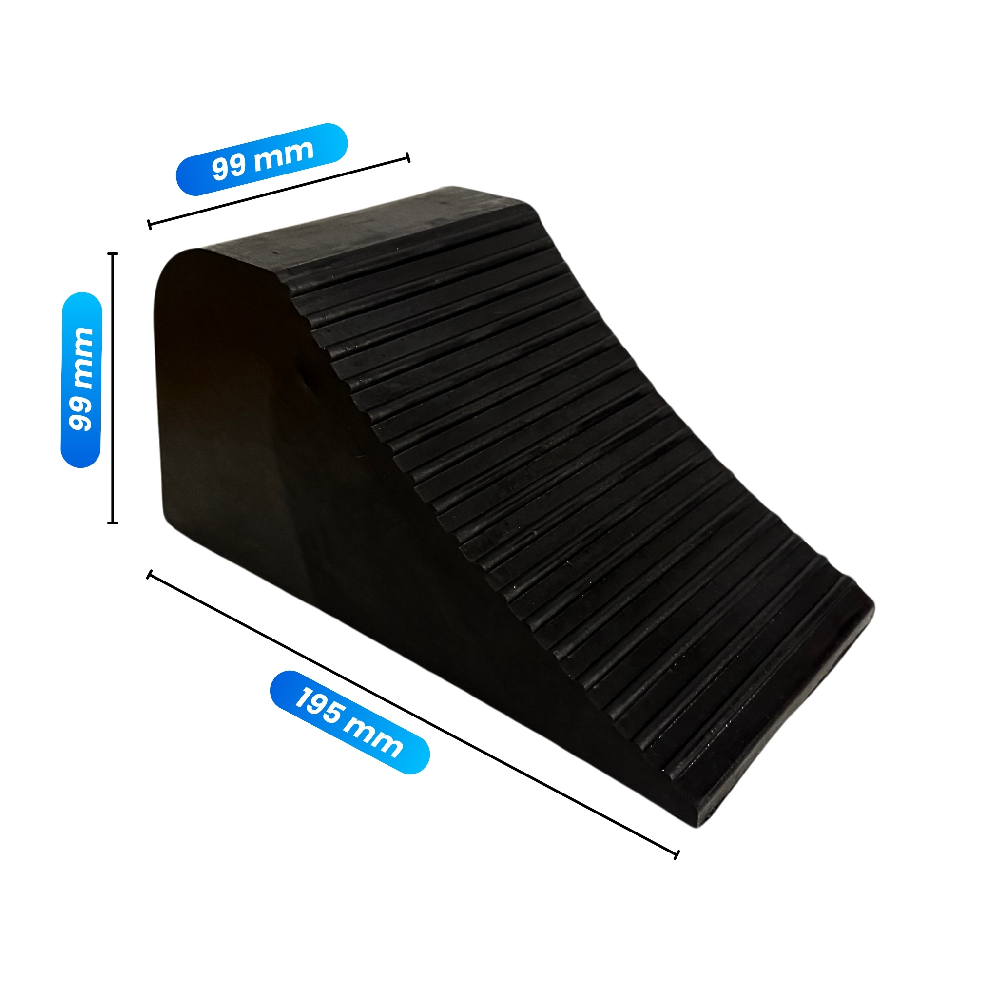 PR-9060 - Gumový klin pod kolesá automobilov malý 195 mm (4)